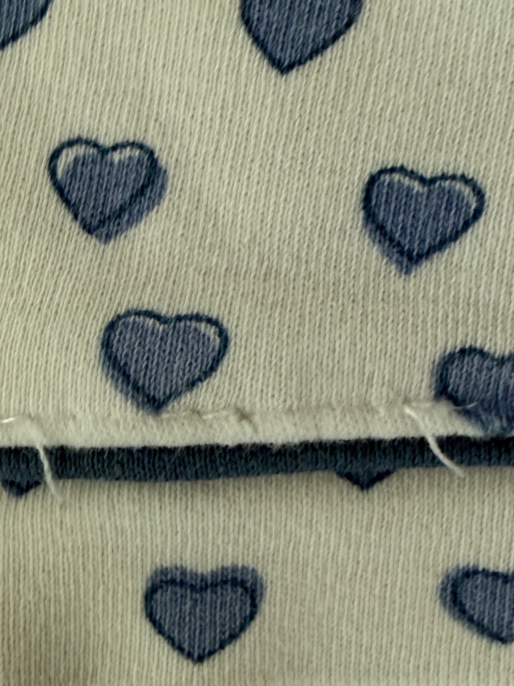 Roller Rabbit Blue Hearts Short-Sleeve Heart Print Pajama Set XS - Picture 4 of 4